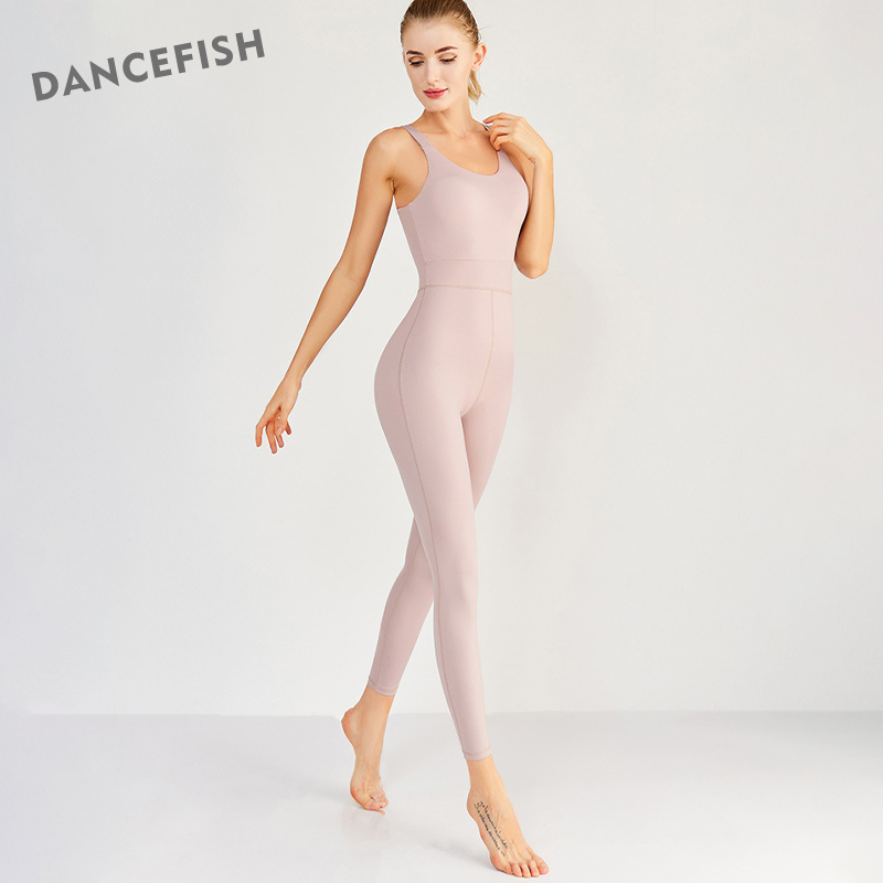 Yoga Fitness Class - 여성 피트니스 클래스 정장을위한 DANCEFISH 스포츠
