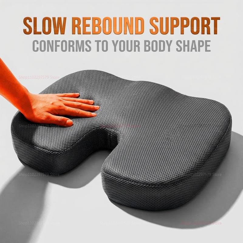 Hip Thrust Pad - 여행용 시트 쿠션 메모리폼 U자형 베개
