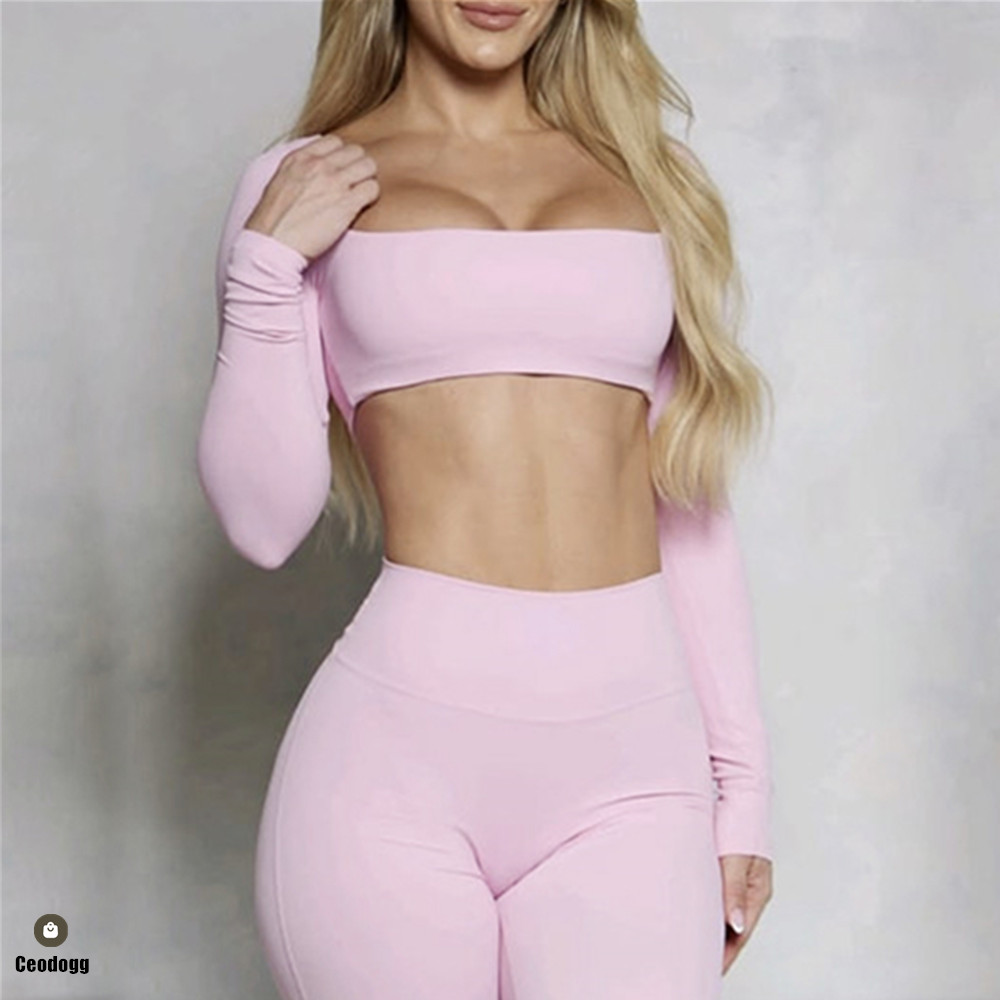 Yoga Fitness Top - 패드 캐주얼 퀵 드라이 스포츠웨어 여성