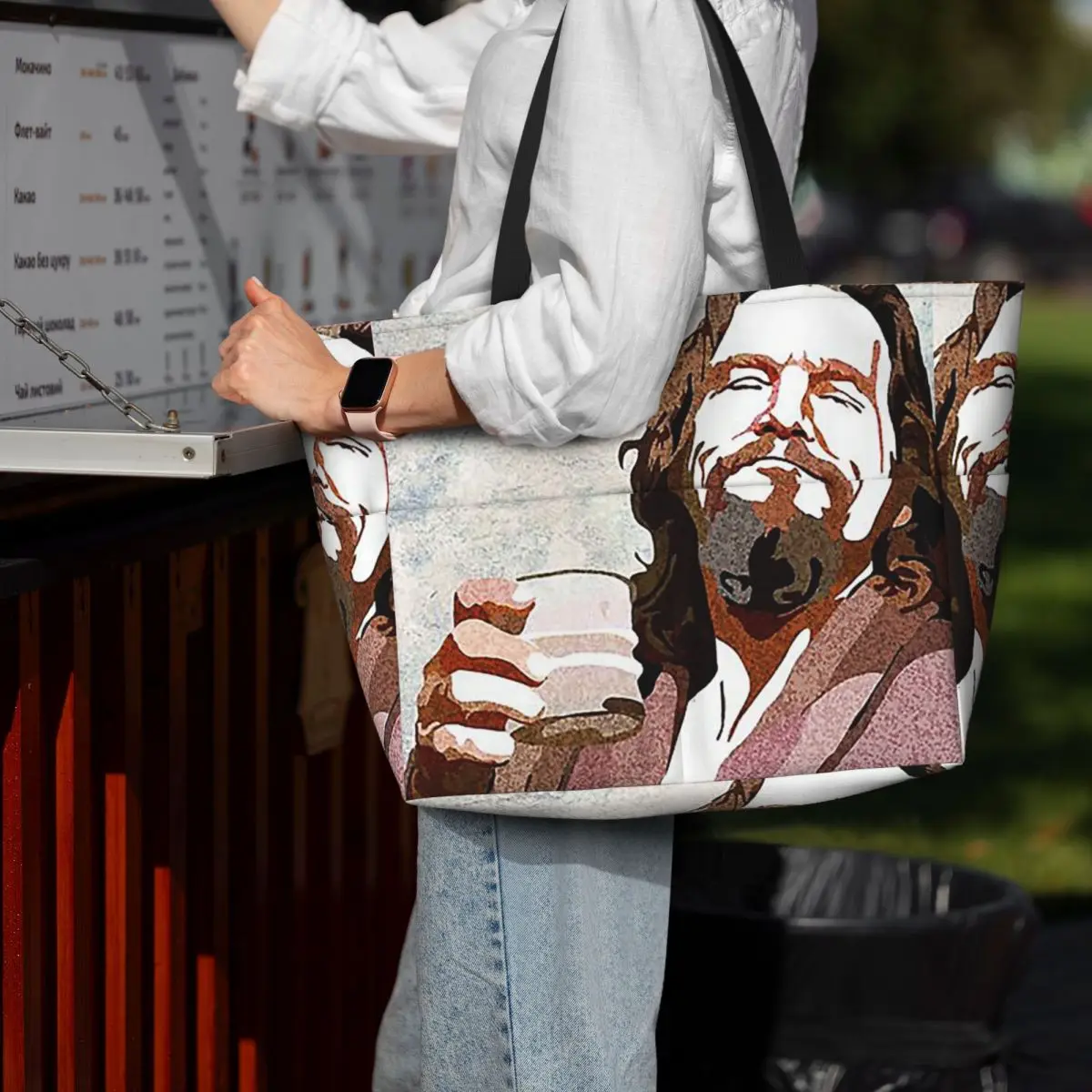Big Lebowski Dude Portrai 비치 토 - Yoga Fitness Dude 리뷰 및 가격